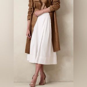 NWOT Cream A line MIDI Skirt